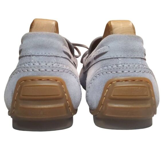 Mens Aquatalia Weatherproof Brian Gray Suede  Driving Loafers Shoes Size 8.5 - Picture 7 of 10